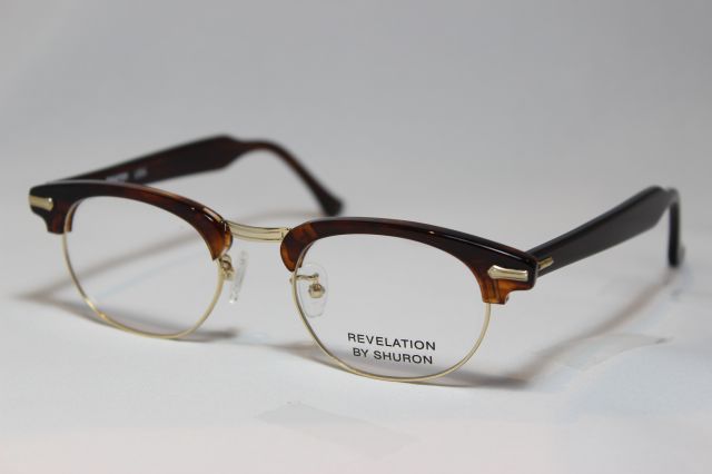 シュロン レベレーション メガネ サーモント ブロー サイズ５０ SHURON REVELATION Tortoise Size50