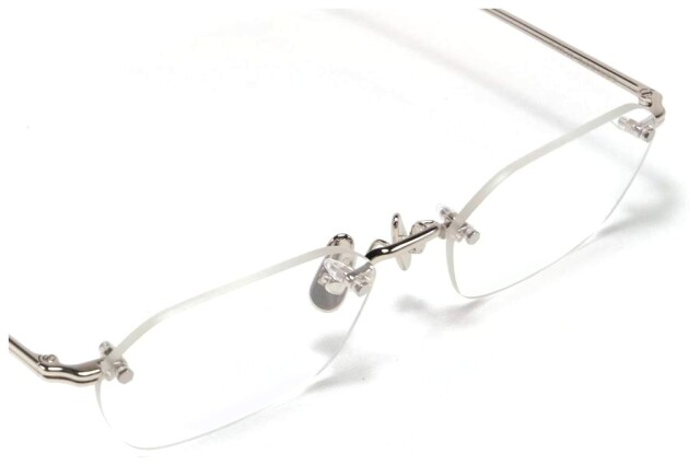 ADSR リムレスメガネ　VATH A.D.S.R. メガネ 眼鏡 VATH ヴァス 03 シルバー
