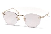 NEW. ニュー (NEWMAN ニューマン) メガネ サングラス GOBER コーバー C2 Blasted Gold ブラステッド ゴールド グレーパープル