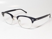 【送料無料】MOSCOT（モスコット）　YUKEL  size:48 （ BLACK - SILVER / CLEAR ）