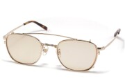 NEW. ニュー (NEWMAN ニューマン) メガネ サングラス CBGB C2 White Gold ホワイトゴールド ブラウン クリア