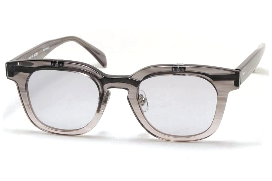 NEW. (ニュー)  WHITE HORSE 【 ホワイトホース 】  C3 （Grey half） 跳ね上げ サングラス