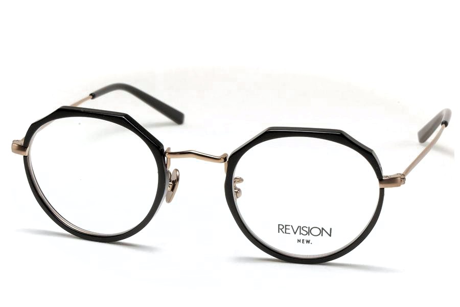 REVISION by NEW. リビジョンバイニュー (NEWMAN ニューマン）メガネ 眼鏡 R3 C1 Black ブラック