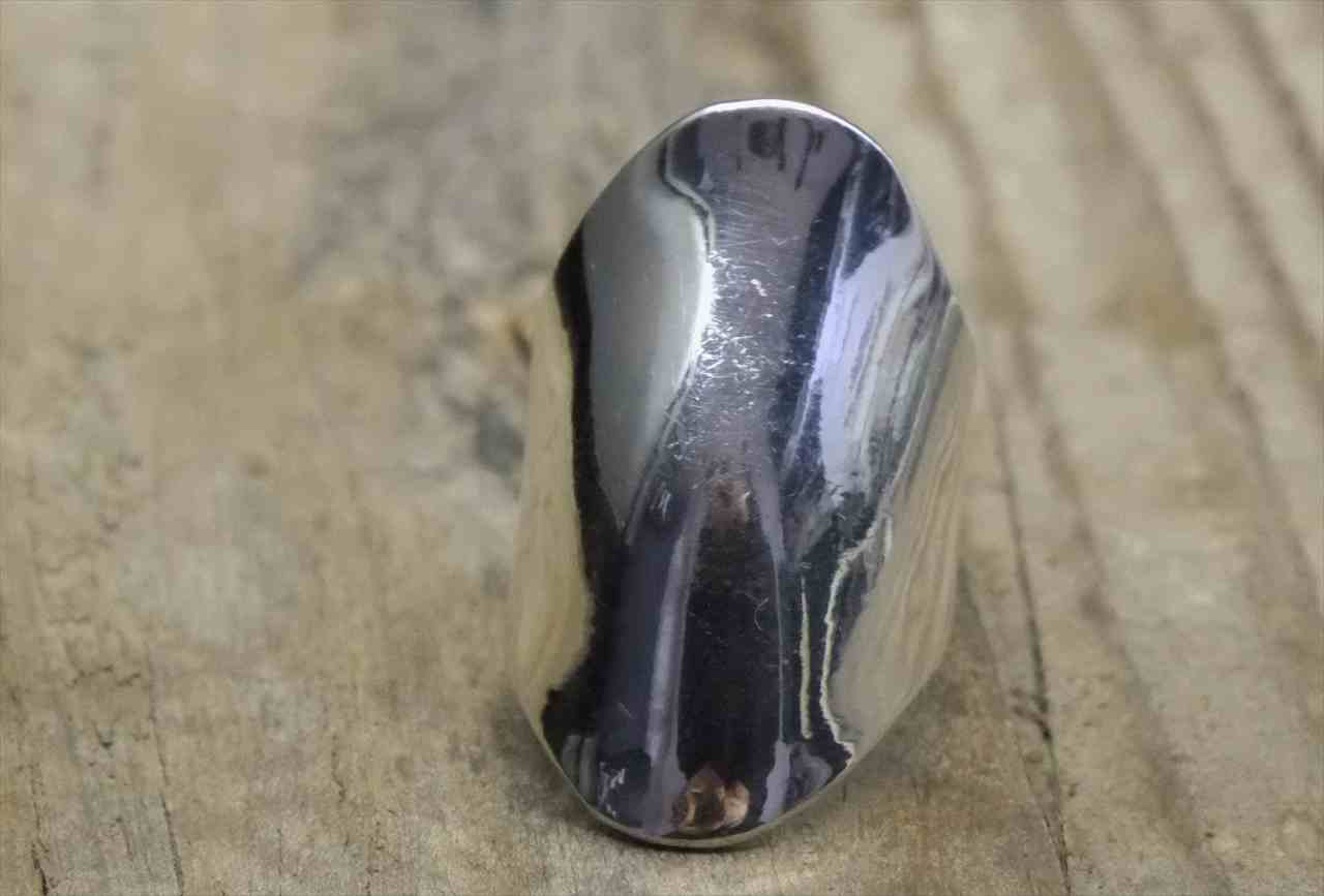 ヴィンテージ　スターリング シルバー　リング Size14　モダン （R032) Vintage  Silver 925 Ring