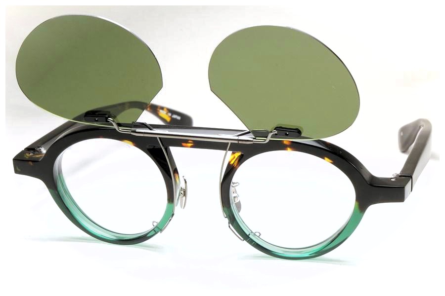 ファクトリー900レトロ メガネ 眼鏡 FACTORY900 RETRO RF190 col755 デミグリーン ツートーン クリップオン付