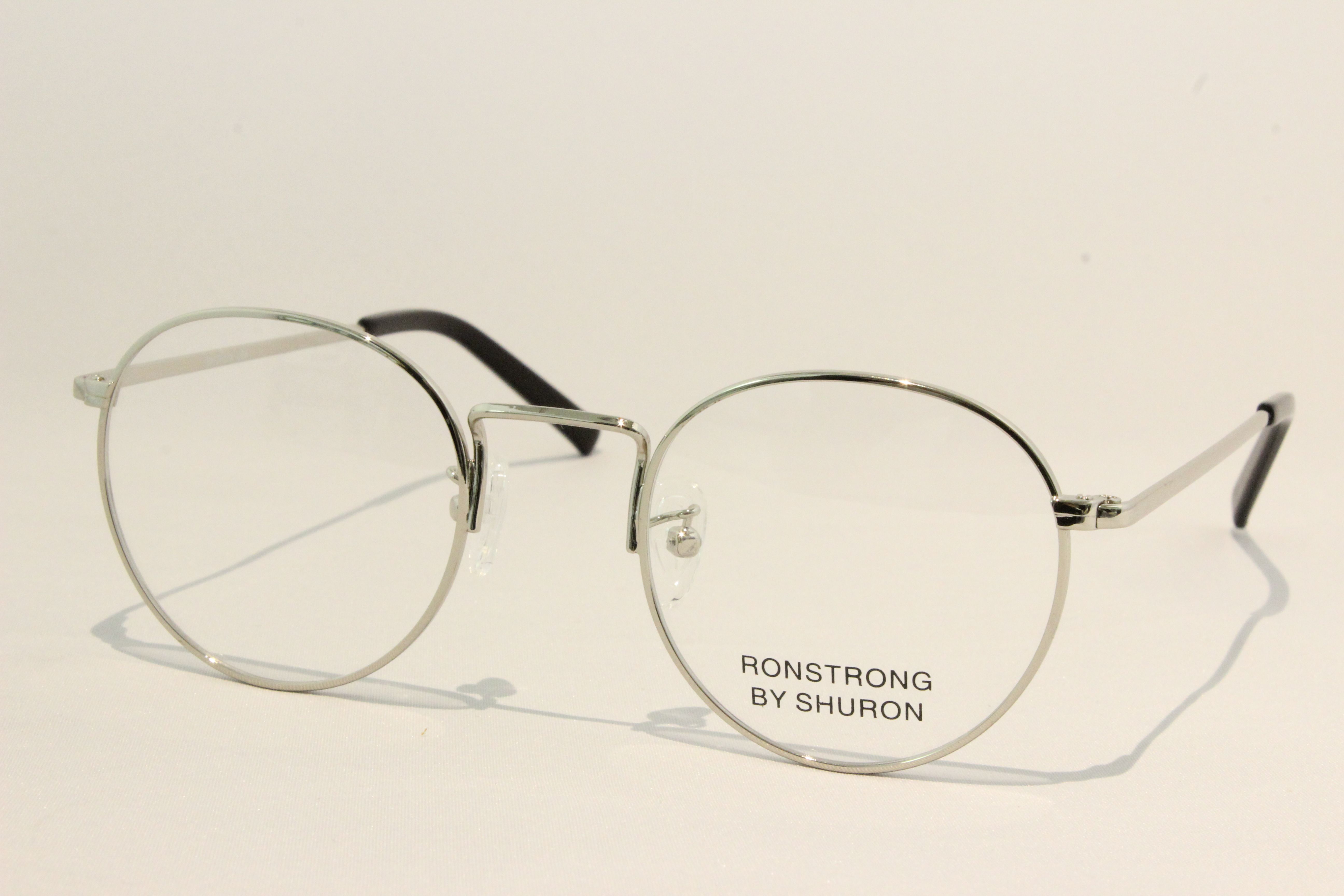 シュロン ロンストロング メガネ シルバー サイズ４８ SHURON RONSTRONG Silver Size48