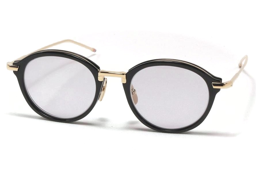 THOM BROWNE トムブラウン サングラス UE0011A 001 49 BLACK ブラック GRAY LENS