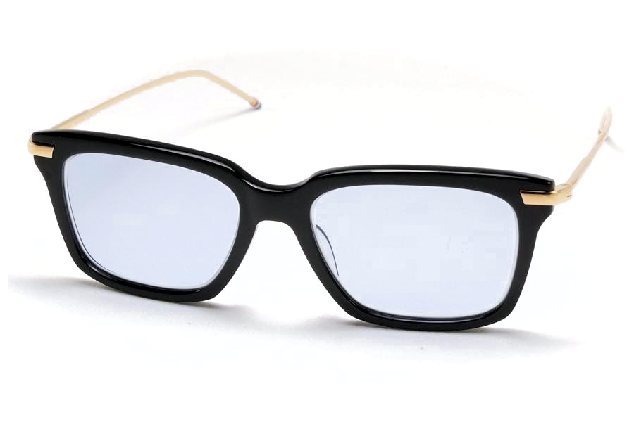 THOM BROWNE トムブラウン メガネ サングラス UE0701A 001 51 Black ブラック BLUE LENS