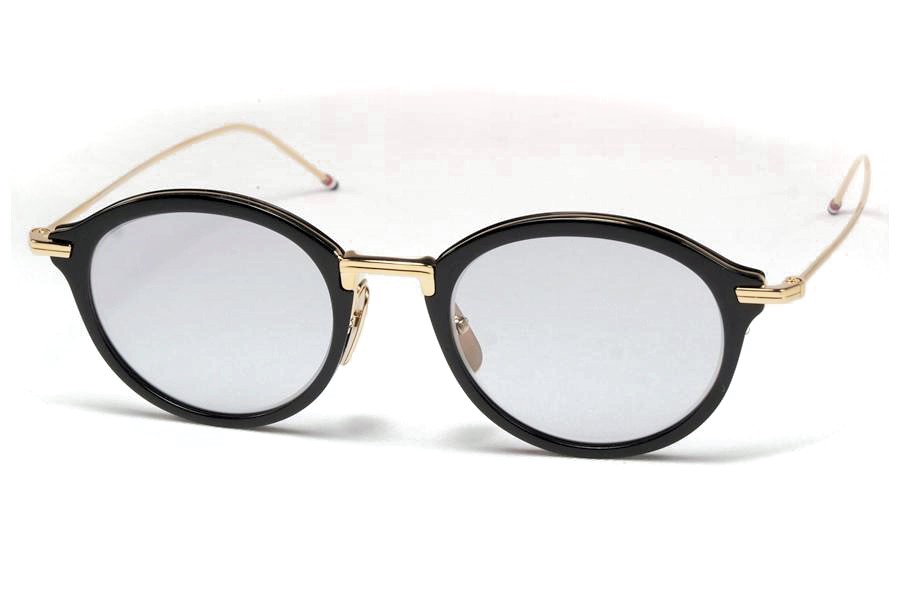 THOM BROWNE トムブラウン 眼鏡 UE0908A 001 49 Black ブラック GRAY LENS