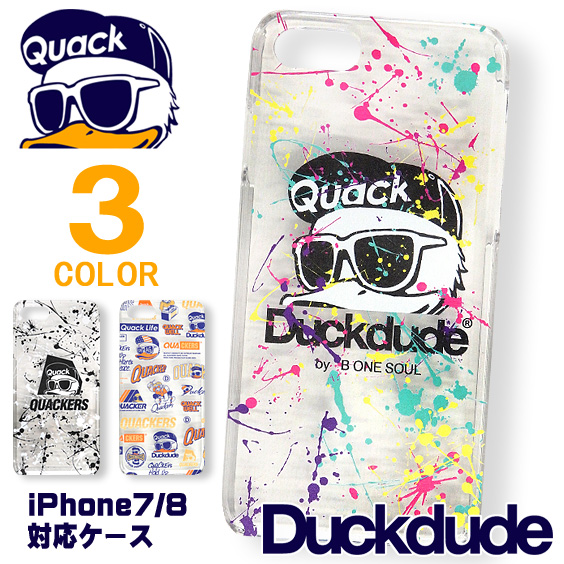 DUCK DUDE iPhoneケース ダックデュード iPhone7/8 クリアケース アイフォン カバー ACCE-045