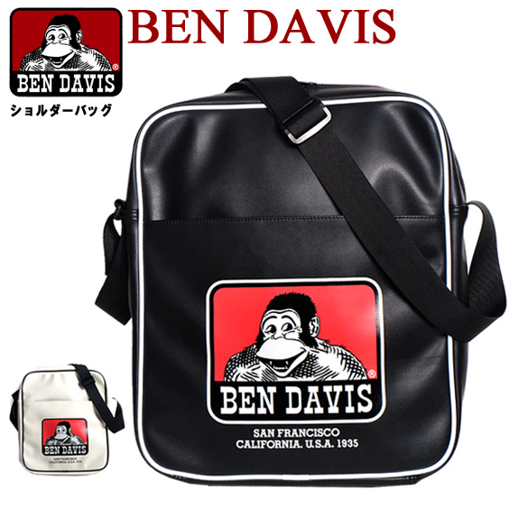 BEN DAVIS ショルダーバッグ ロゴプリント バッグ ビッグサイズ ベンデイビス デイパック ベンデビ BEN-1192