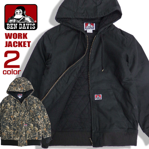 BEN DAVIS ジャケット ブランドタグ ワークジャケット ベンデイビス アウター 中綿 裏地キルティング BEN-1263