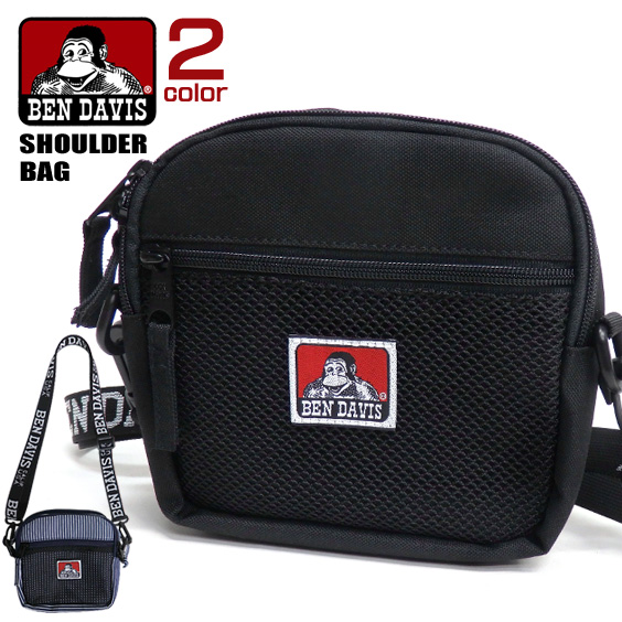 BEN DAVIS ショルダーバッグ メッシュポケット ベンデイビス バッグ メンズ カバン レディース 鞄 BEN-1283