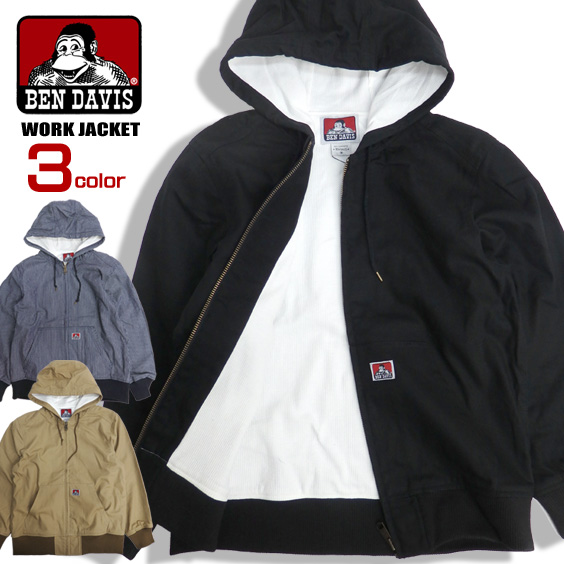 BEN DAVIS ジャケット ゴリラタグ ワークジャケット メンズ ベンデイビス ブルゾン 撥水加工 BEN-1290