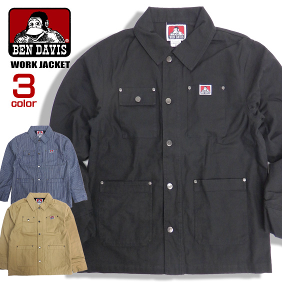 BEN DAVIS ジャケット ゴリラ ワークジャケット メンズ アウター ベンデイビス ブルゾン 撥水加工 BEN-1291