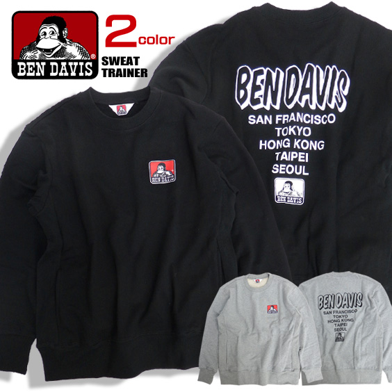 BEN DAVIS トレーナー ゴリラマーク スウェット メンズ ベンデイビス ゴリラ プリント トップス BEN-1304