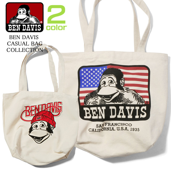 BEN DAVIS トートバッグ ベンデイビス バッグ メンズ カジュアルバッグ レディース エコバッグ BEN-717