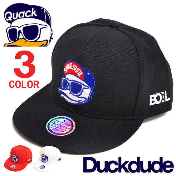 DUCK DUDE キャップ アヒル刺繍 メンズ ベースボールキャップ ダックデュード 帽子 ビーワンソウル CAP-051
