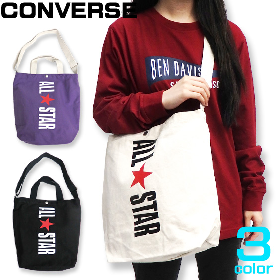 CONVERSE ショルダーバッグ ALL STAR プリント トートバッグ converse バッグ CONVERSE-022