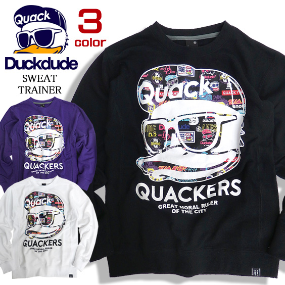 DUCK DUDE トレーナー ネオンアヒル スウェットトレーナー ダックデュード スエット ビーワンソウル CSL-120