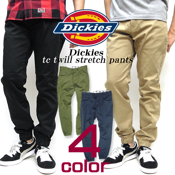 Dickies ロングパンツ ディッキーズ ストレッチ ワークパンツ TCツイル スリムパンツ DICKIES-163M40WD20