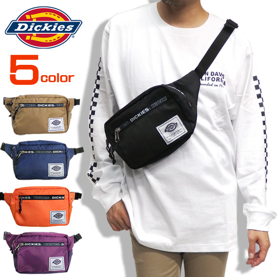 Dickies バッグ ロゴテープ ウエストバッグ ディッキーズ ウエストポーチ メンズ レディース DICKIES-586