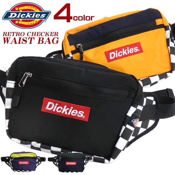DICKIES ウエストバッグ ロゴ刺繍 ボディバッグ ディッキーズ メンズ バッグ レディース カバン DICKIES-596