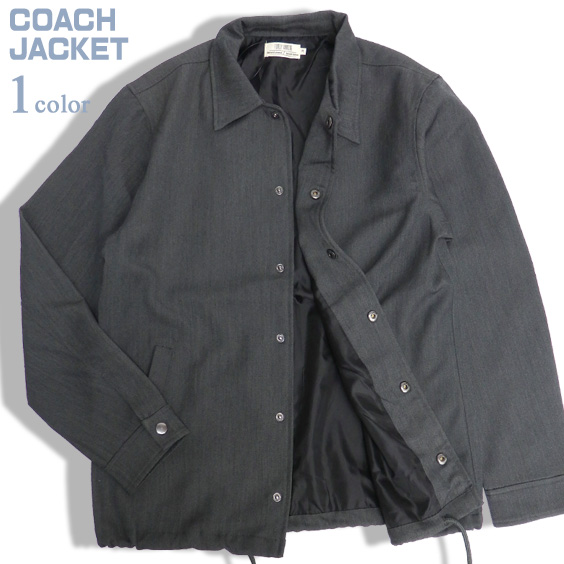 Timely Warning ジャケット メンズ コーチジャケット 裏地付き ライトアウター シンプル 無地 JBL-187