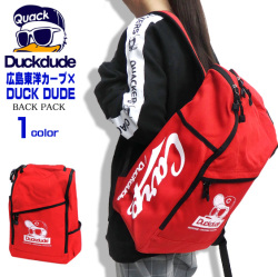 DUCK DUDE リュック 広島東洋カープ ダックデュード コラボ デイパック ビーワンソウル カバン BAG-079