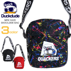 DUCK DUDE バッグ ロゴテープ ショルダーバッグ ダックデュード ミニショルダー メンズ レディース BAG-080