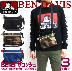 BEN DAVIS バッグ ベンデイビス サコッシュ ベンデービス ショルダーバッグ メンズ レディース BEN-1118