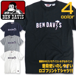 BEN DAVIS Tシャツ デジタル ロゴプリント ベンデイビス 半袖Tシャツ ロゴ プリント メンズ 半袖 BEN-1149