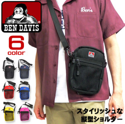 BEN DAVIS バッグ 縦型 ショルダーバッグ ベンデイビス BENDAVIS ショルダーポーチ BEN-1168