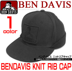 BEN DAVIS キャップ ベンデイビス ニットリブキャップ ベンデービス 定番 立体刺繍 お洒落な 男女兼用 BEN-811