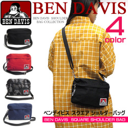 BEN DAVIS ベンデイビス ショルダーバッグ カバン ゴリラアイコンタグがポイント ショルダーストラップ付き 男女兼用 BEN-923