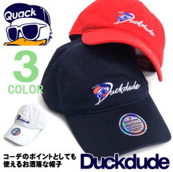 DUCK DUDE キャップ ロゴ刺繍 ダックデュード 帽子 アヒル刺繍 ビーワンソウル メンズ レディース CAP-052