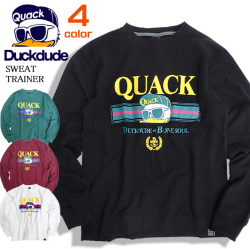 DUCK DUDE トレーナー アヒルプリント スウェットトレーナー メンズ ダックデュード ビーワンソウル CSL-121