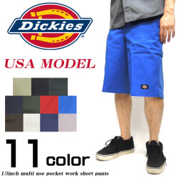 Dickies ハーフパンツ ディッキーズ ショーツ USAモデル ルーズフィット マルチポケット。DICKIES-42283