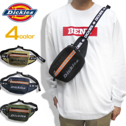 Dickies ウエストバッグ ロゴテープ ウエストポーチ ディッキーズ バッグ ロゴプリント カバン DICKIES-589