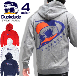 DUCK DUDE パーカー アヒル パーカー ダックデュード プルオーバー パーカー メンズ スウェット PKL-304