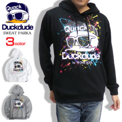 DUCK DUDE パーカー スプラッシュ プルオーバーパーカー ダックデュード ビーワンソウル トップス PKL-306