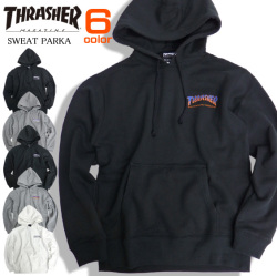 THRASHER パーカー ロゴプリント スウェットパーカー メンズ スラッシャー マグロゴ 裏起毛 THRASHER-060
