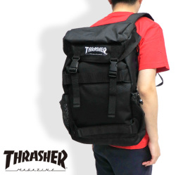 THRASHER バックパック ロゴ刺繍 リュック スラッシャー リュックサック デイパック THRASHER-THRCD505
