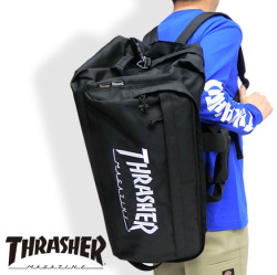 THRASHER ボストンバッグ 3WAYバッグ リュック バックパック ショルダーバッグ THRASHER-THRCD601