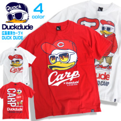 DUCK DUDE 半袖Tシャツ 広島東洋カープ×ダックデュード コラボTシャツ メンズトップス ビーワンソウル TSS-337