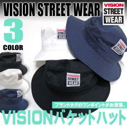 VISION STREET WEAR バケットハット ★ ヴィジョンストリートウェア ブランドタがポイント。VISION-302