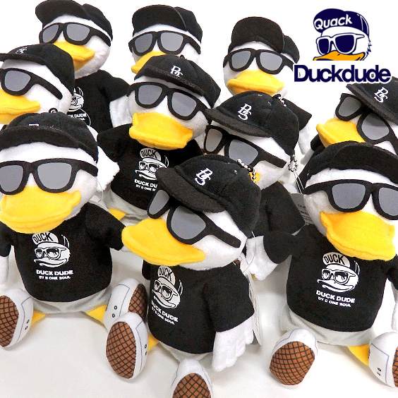 DUCK DUDE マスコットキーホルダー アヒル キーチェーン ぬいぐるみ