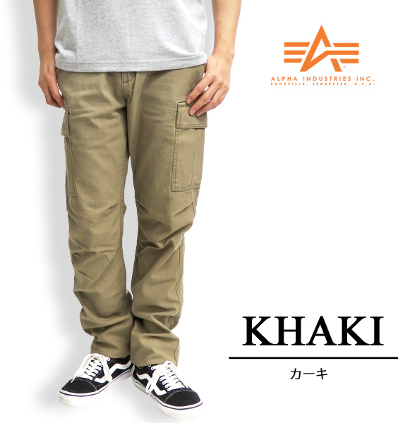 ALPHA カーゴパンツ アルファ ボトムス メンズ ミリタリー
