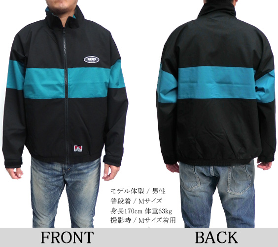 BEN DAVIS ジャケット バイカラー スポーツジャケット メンズ アウター