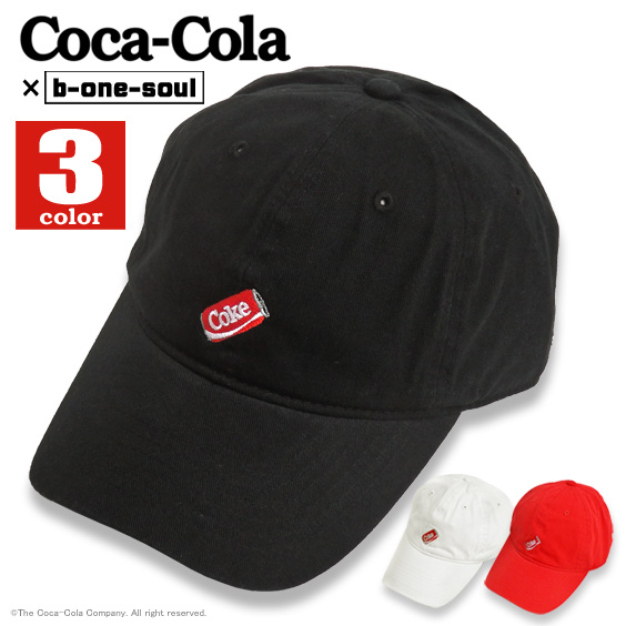 コカ・コーラ キャップ Coca-Cola ローキャップ b-one-soul コラボ